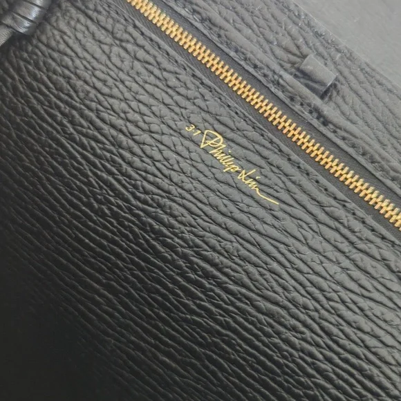 3.1 Phillip Lim Pashli Genuine Black Genuine Leather Backpack Bag - Picture 11 of 14